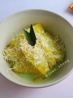 Foto resep Singkong Thai Fla Pandan