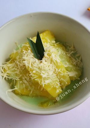 Foto resep Singkong Thai Fla Pandan
