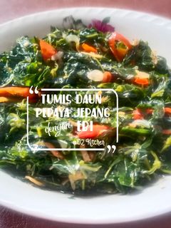 Foto resep #232 Tumis Daun Pepaya Jepang dengan Ebi