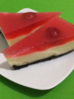 Foto resep #10 Strawberry Cheesecake (Roti Tawar, No Bake)
