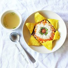 A picture of Sunflower Soup (Sup Bunga Matahari).