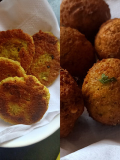கொண்டை கடலை falafal (two ways) (Kondaikadalai falafel Recipe in Tamil) செய்முறை முக்கிய புகைப்படம்