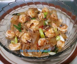 Resep mudah Sambel Goreng Udang Campur kikil pedas Enak Sederhana