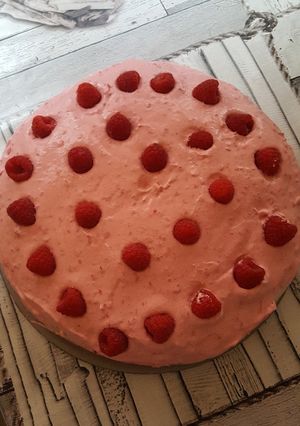Málnahabos finomság recept fotója