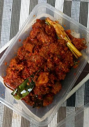 Foto resep Daging sapi mercon