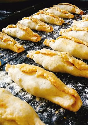 Una foto de Empanadas de cordero y mandioca