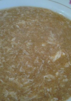 Una foto de Sopa de pollo al escabeche..... aprovechando las sobritas