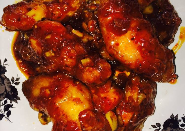 6 Resep: Spicy ngo hiong chicken wings Kekinian