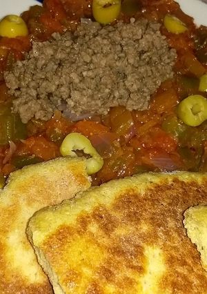 صورة لوصفة شكشوكة بالكسرى شعير