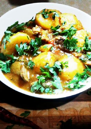 A picture of Potatoe Goulash.