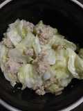 อกไก่ผัดกะหล่ำปลี (ไมโครเวฟ)