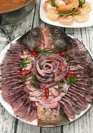 Hình của món Lẩu cá chép 🍲🐟.