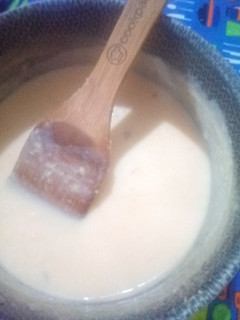 Una foto de Salsa de queso para carnes pastas