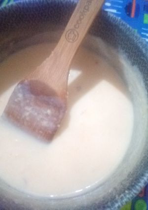 Una foto de Salsa de queso para carnes pastas