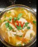 Canh nấm nấu cà chua