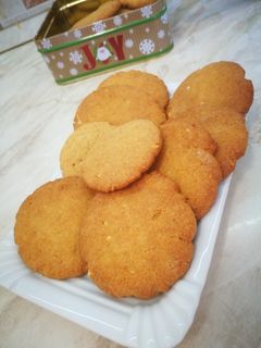 Mogyoróvajas keksz recept fotója
