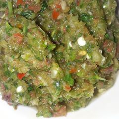 A picture of Coriander chutney.