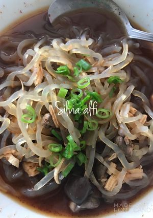 Foto resep Mie shirataki kuah soyu