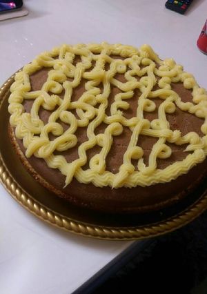 صورة لوصفة كيك كريمة الباتيسيير