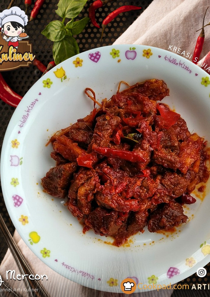 Foto resep Oseng mercon SAPI