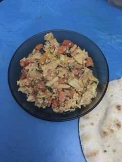 صورة لوصفة بيض بالخضار