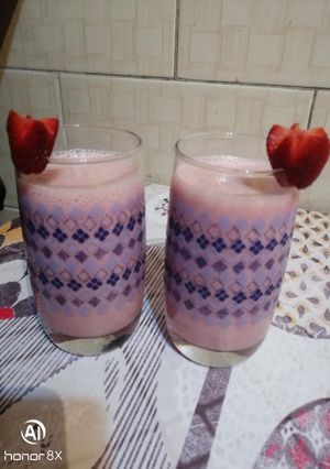 صورة لوصفة زبادو وفراولة