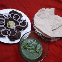 Turai ke chilke ke kabab A picture of Turai ke chilke ke kabab.