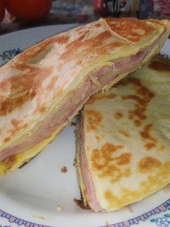 Una foto de Tortitas rellenas sin lactosa