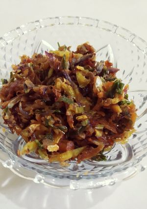 Foto resep Resep Sambal Bajo/ ikan asin nampooll