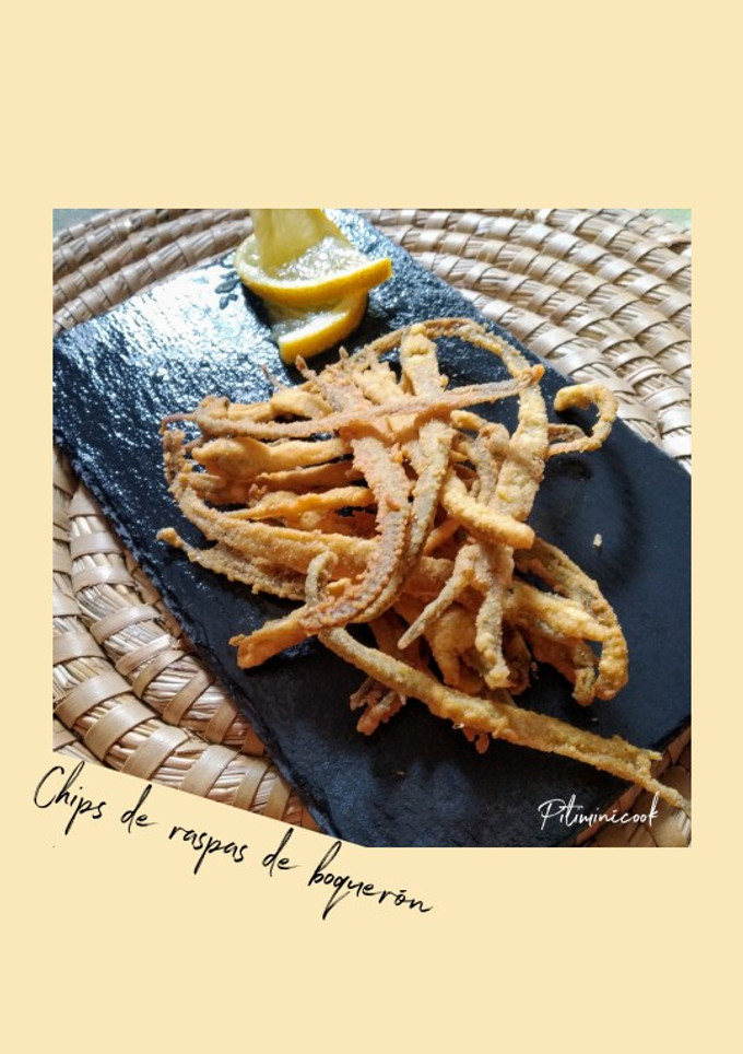 Una foto de Chips de raspas de boquerón