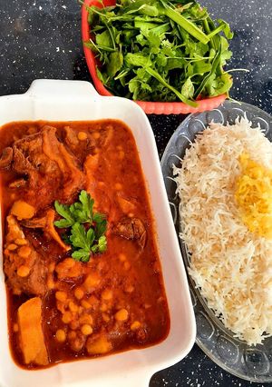 عکسی از دستور قیمه