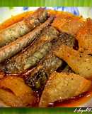 Cá Kèo Kho Tiêu Với Thịt Ba Rọi