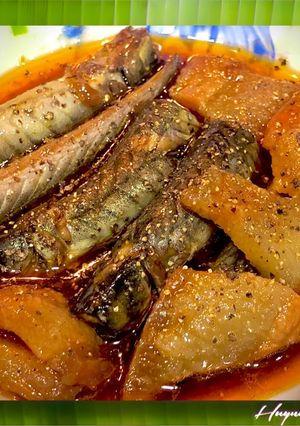 Hình của món Cá Kèo Kho Tiêu Với Thịt Ba Rọi.