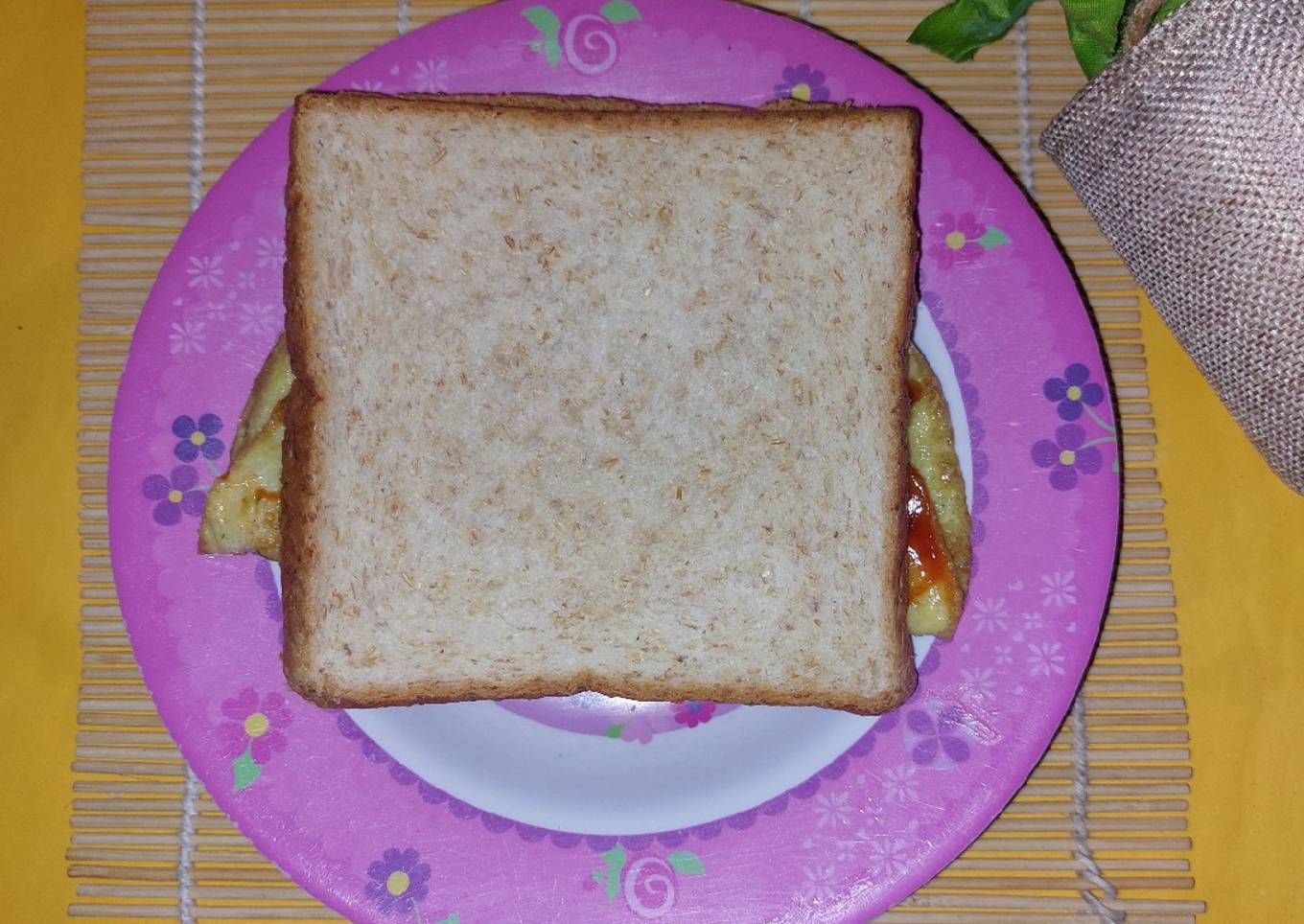 Sandwich telur sederhana