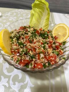 صورة لوصفة تبولة 🍋🌱