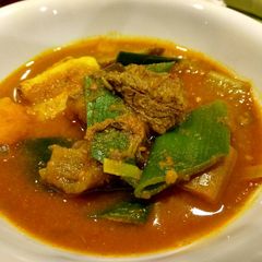 A picture of Indian Lamb curry.