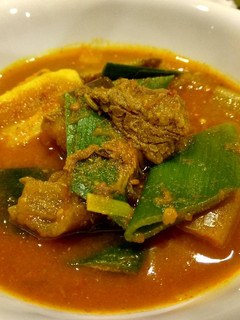 A picture of Indian Lamb curry.