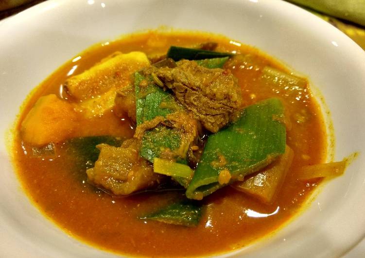 Everyday of Indian Lamb curry