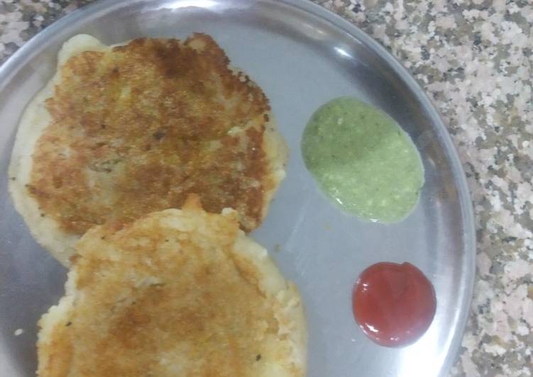 How to Make Super Quick Homemade Suji potato pancake