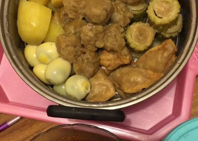 Resep Siomay ikan kembung bumbu kacang Anti Gagal