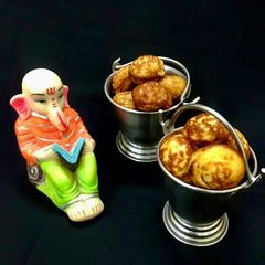 A picture of Sweet Paniyaram / Appe with Idli Dosa Batter.