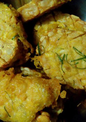Foto resep TEMPE GORENG TEPUNG DAUN JERUK