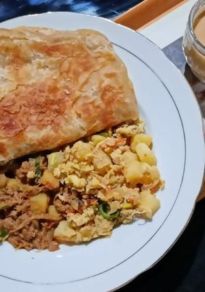 Foto resep Hubus At-thowah Al Yamani ، (خبز الطاوة اليمني)