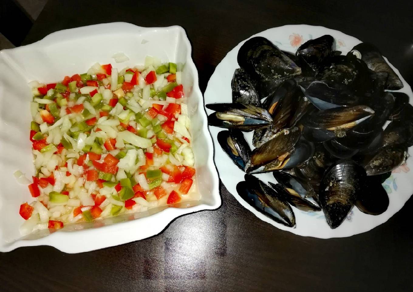 Mejillones a la vinagreta