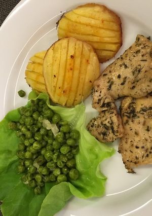 Zöld fűszeres csirkemell Lilla konyhájából recept fotója