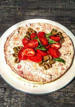 Foto di Cheesecake salata mortadella e pistacchi