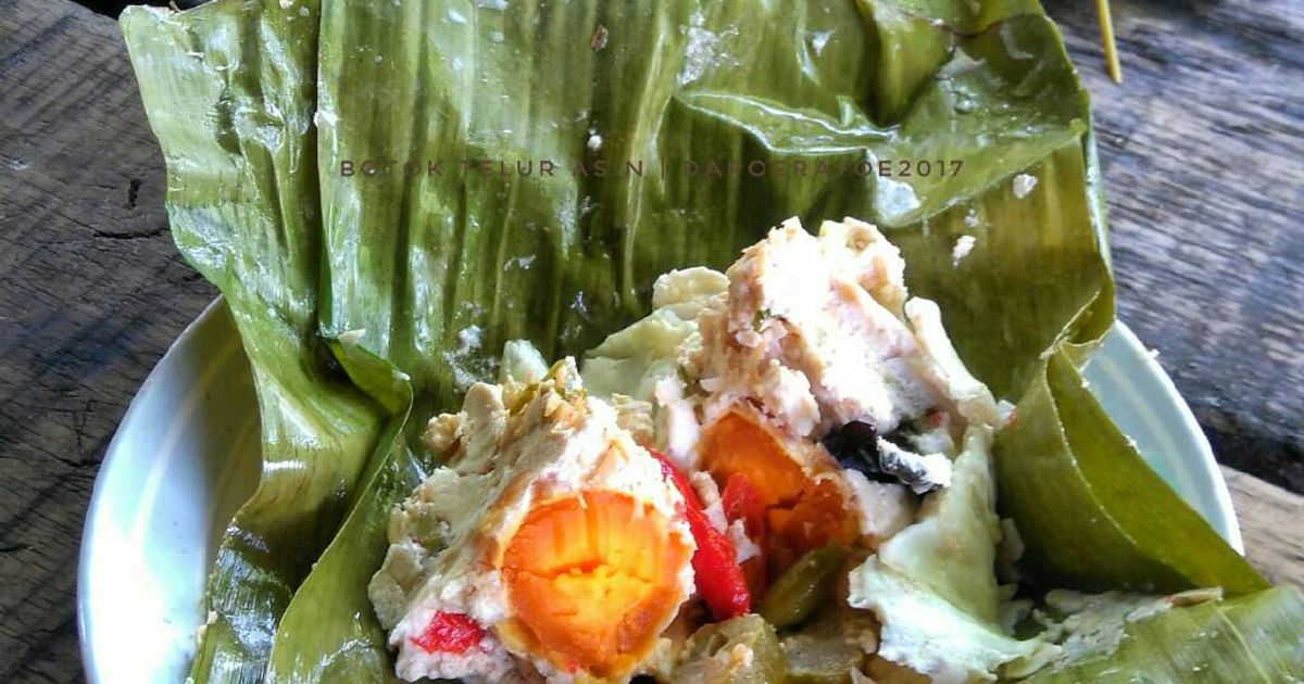 Resep botok telur asin kukus rumahan enak dan mudah - Cookpad