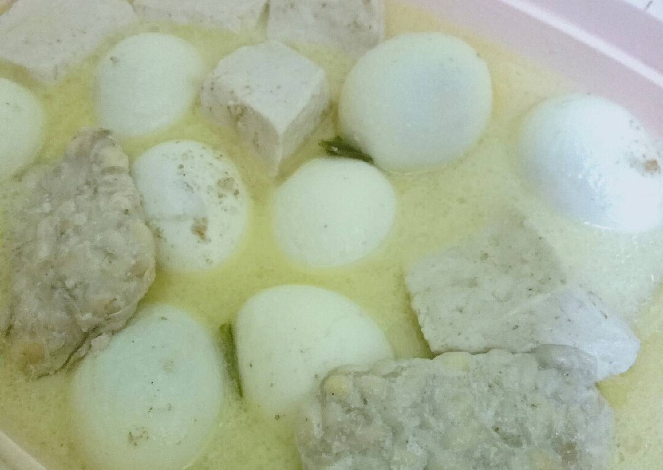 Besengek 3 T (telor, tahu, tempe)