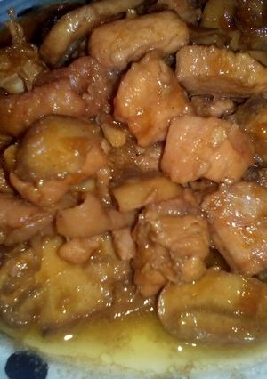 Foto resep Ayam jamur kancing masak mentega