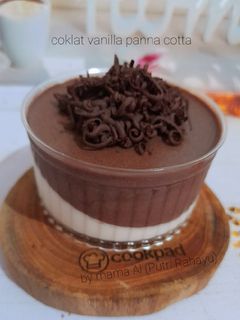 Foto resep Coklat vanilla panna cotta